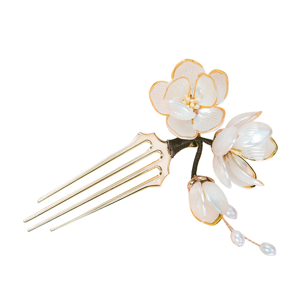 Vintage Lotus Hair Comb U-shape Side Sticks Metal Hanfu Accessories Wedding Bridal Everyday Traditional Chinese Elegant
Vintage Lotus Hair Comb U-shape Side Sticks Metal Hanfu Accessories Wedding Bridal Everyday Traditional Chinese Elegant