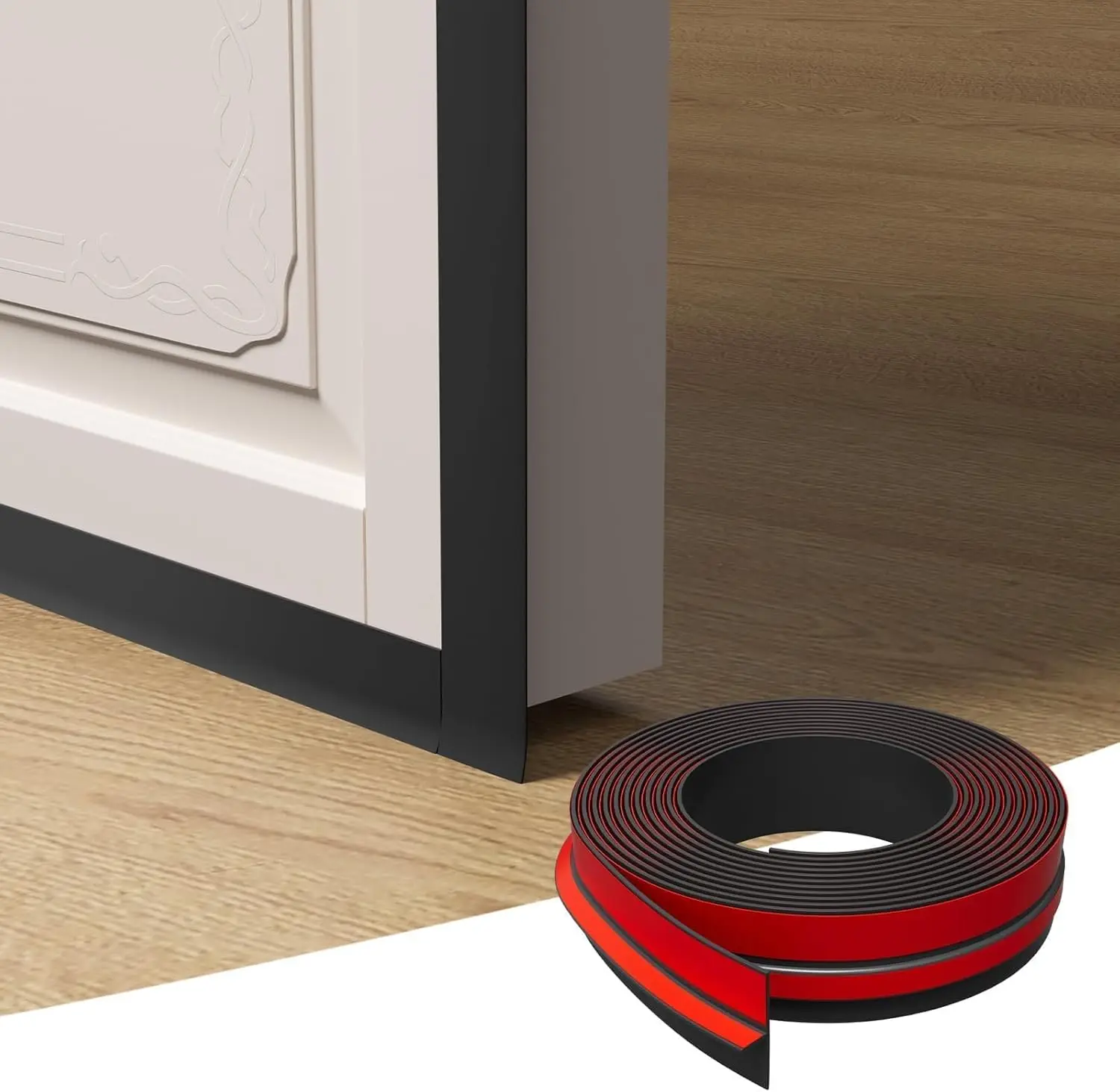 T-Shaped Door Draft Stopper, 1.97in x 20ft Silicone Seal Strip for Windows Gaps, Weather Stripping, Shower Sweep, Black
T-Shaped Door Draft Stopper, 1.97in x 20ft Silicone Seal Strip for Windows Gaps, Weather Stripping, Shower Sweep, Black