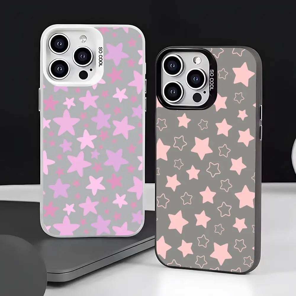 Super Cute Stars Phone Case For iPhone 17 16 15 14 13 12 11 Pro Max Air Matte Laser Aurora Shockproof Phone Case
Super Cute Stars Phone Case For iPhone 17 16 15 14 13 12 11 Pro Max Air Matte Laser Aurora Shockproof Phone Case