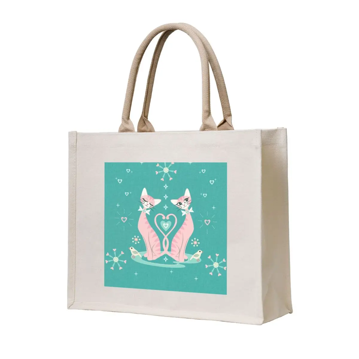 Kitsch Kitten Love Christine Duffield Tote Bag Cloth bags Canvas bag for women Women's handbag
Kitsch Kitten Love Christine Duffield Tote Bag Cloth bags Canvas bag for women Women's handbag