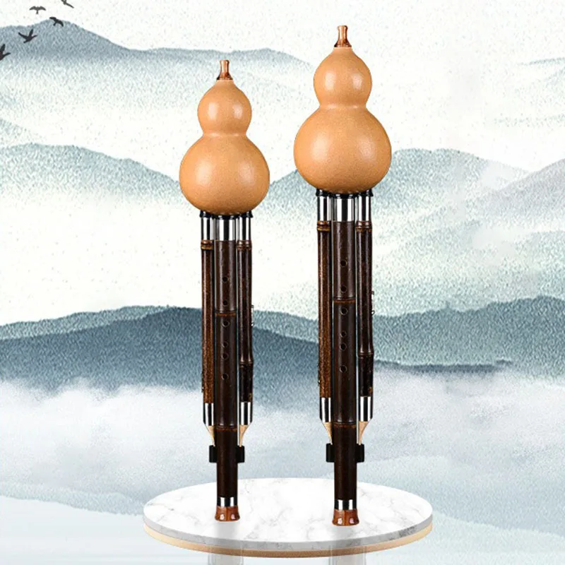 C/bB/D Key Hulusi Purple Bamboo Gourd Flute Beginner Professional Performance Gourd Silk Traditional Chinese Musical Instruments
C/bB/D Key Hulusi Purple Bamboo Gourd Flute Beginner Professional Performance Gourd Silk Traditional Chinese Musical Instruments