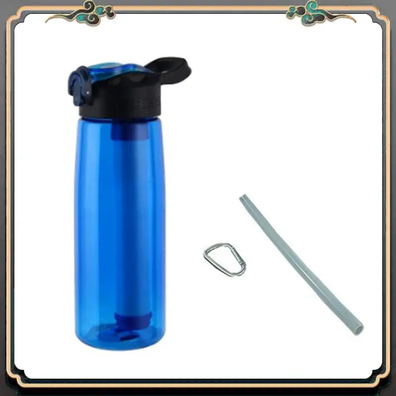 Premium Water Bottle With Water Filter Lockable Lid BPA Free Water Purifier Bottle For Travel, Hiking, Camping, Emergency
Premium Water Bottle With Water Filter Lockable Lid BPA Free Water Purifier Bottle For Travel, Hiking, Camping, Emergency