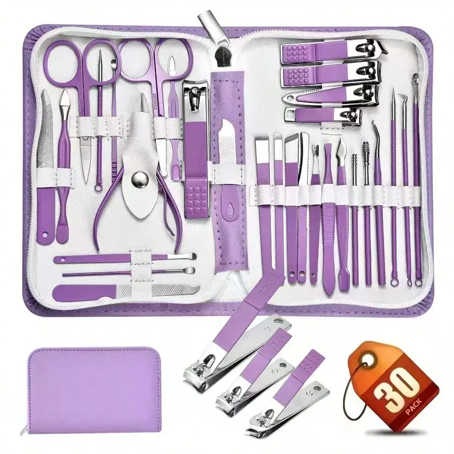 Nail Clipper Kit Manicure Set Stainless Steel Professional Pedicure Kit For Nail Care Tools Fingernails & Toenails With Portable
Nail Clipper Kit Manicure Set Stainless Steel Professional Pedicure Kit For Nail Care Tools Fingernails & Toenails With Portable