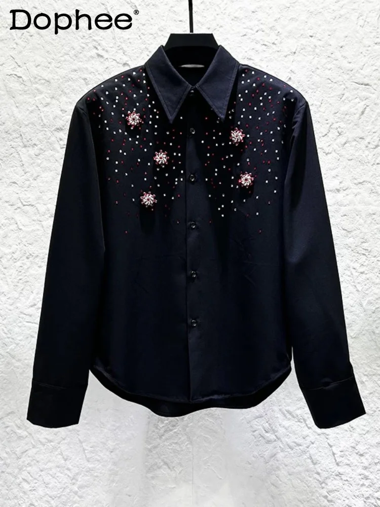 2026 Men's Chic Diamond Three-dimensional Flower Shirts Men's Light Luxury Starry Sky Hot Diamond Tops Comfort Long-sleeve Shirt
2026 Men's Chic Diamond Three-dimensional Flower Shirts Men's Light Luxury Starry Sky Hot Diamond Tops Comfort Long-sleeve Shirt