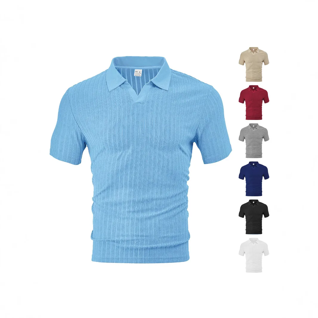 Casual Breathable Men's Short Sleeve Shirt Summer TK New Style Towel Embroidered Cloth Turn-down Collar Striped Loose Fit Sporty
Casual Breathable Men's Short Sleeve Shirt Summer TK New Style Towel Embroidered Cloth Turn-down Collar Striped Loose Fit Sporty