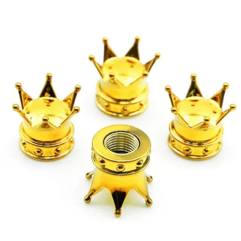 Concise Core Version: 4Pcs Car Crown Valve Stem Caps - Plastic Material American Type, Auto Modification Decor
Concise Core Version: 4Pcs Car Crown Valve Stem Caps - Plastic Material American Type, Auto Modification Decor