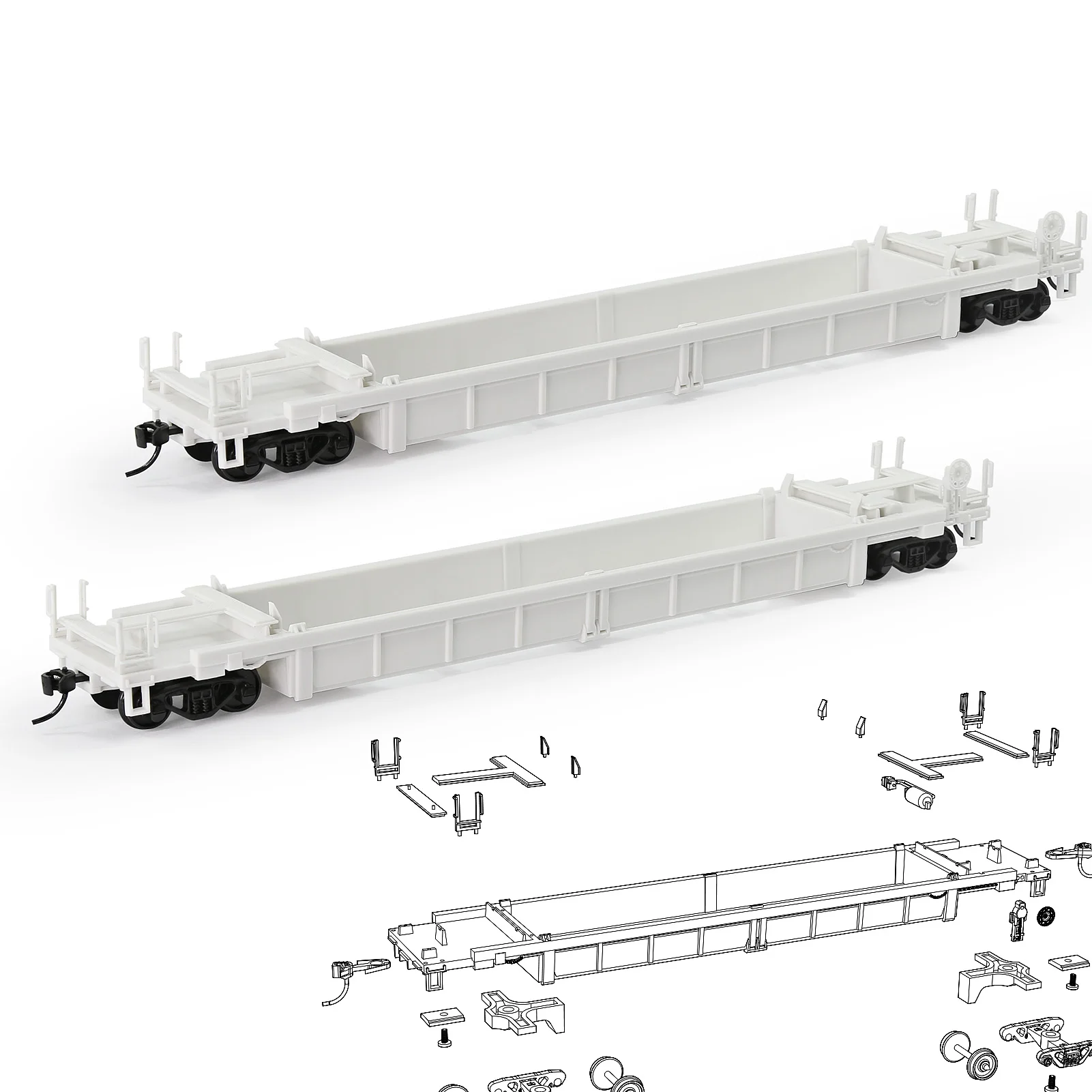 Evemodel 2 единицы HO Масштаб 1:87 чистый несобранный белый 40 'колодец модель автомобиля пикап C8749JJ
Evemodel 2 единицы HO Масштаб 1:87 чистый несобранный белый 40 'колодец модель автомобиля пикап C8749JJ