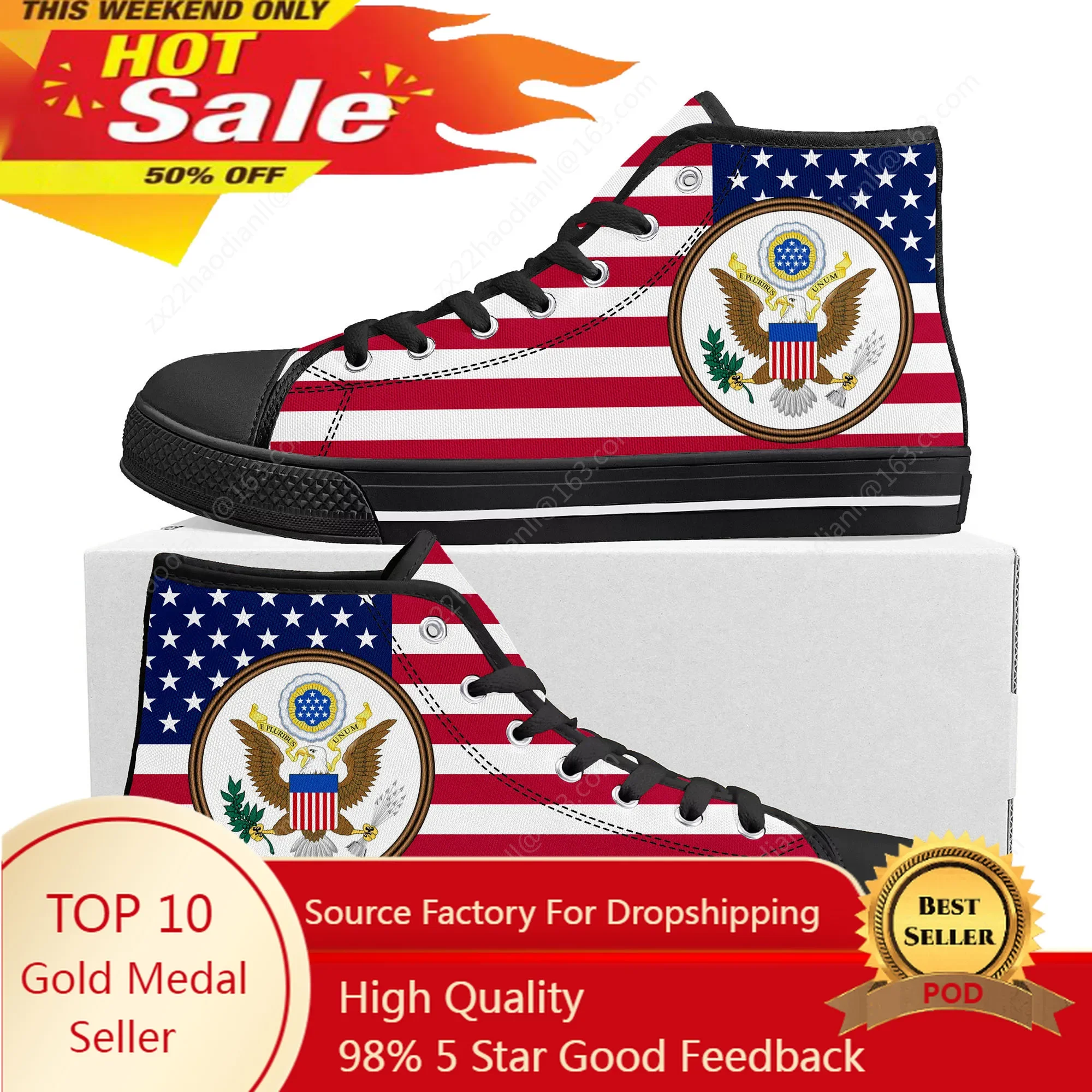 USA Flag American Red Blue White Art High Top Sneakers Mens Womens Teenager Canvas Sneaker Casual Couple Shoes Custom Shoe
USA Flag American Red Blue White Art High Top Sneakers Mens Womens Teenager Canvas Sneaker Casual Couple Shoes Custom Shoe