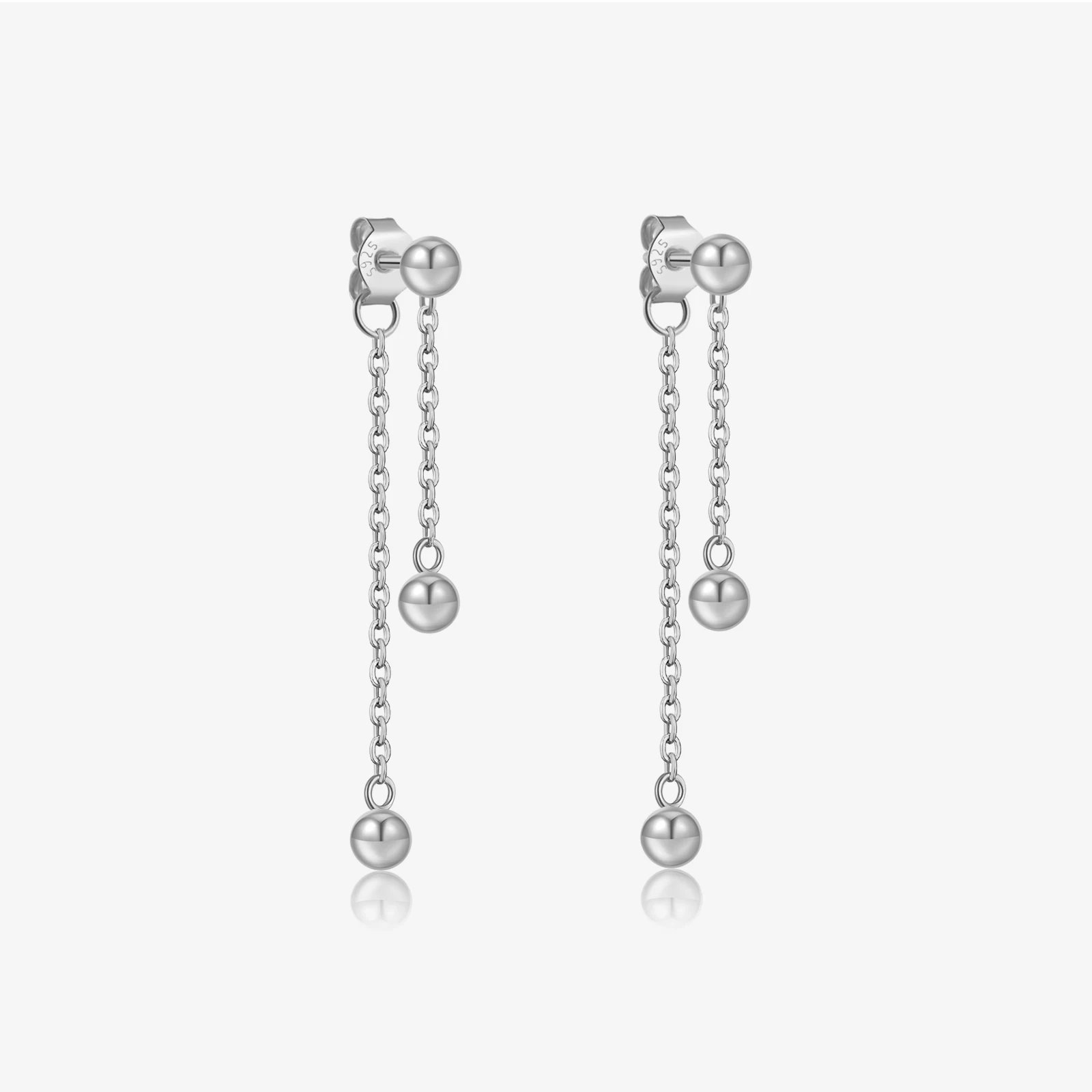 VEWANT Women 925 Sterling Silver Chic Double - Chain with Beads Plain Drop Earrings Trendy Minimalist Gift for Daily Wear
VEWANT Women 925 Sterling Silver Chic Double - Chain with Beads Plain Drop Earrings Trendy Minimalist Gift for Daily Wear