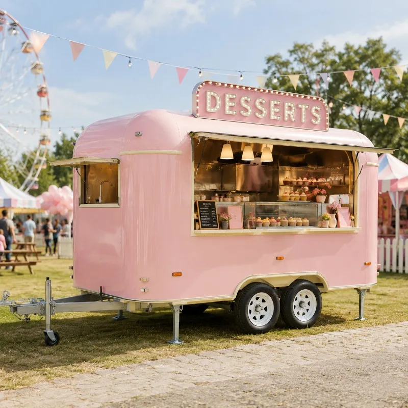 Mobile Food Cart Fast Food Customized Mobile Kitchen Pizza Burger Tacos BBQ Ice Cream Coffee Street Vending
Mobile Food Cart Fast Food Customized Mobile Kitchen Pizza Burger Tacos BBQ Ice Cream Coffee Street Vending