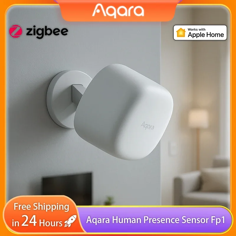 Датчик присутствия человека Aqara FP1, умный детектор человеческого тела, ZigBee 3,0, интеллектуальное обнаружение для приложения Aqara Home Homekit
Датчик присутствия человека Aqara FP1, умный детектор человеческого тела, ZigBee 3,0, интеллектуальное обнаружение для приложения Aqara Home Homekit