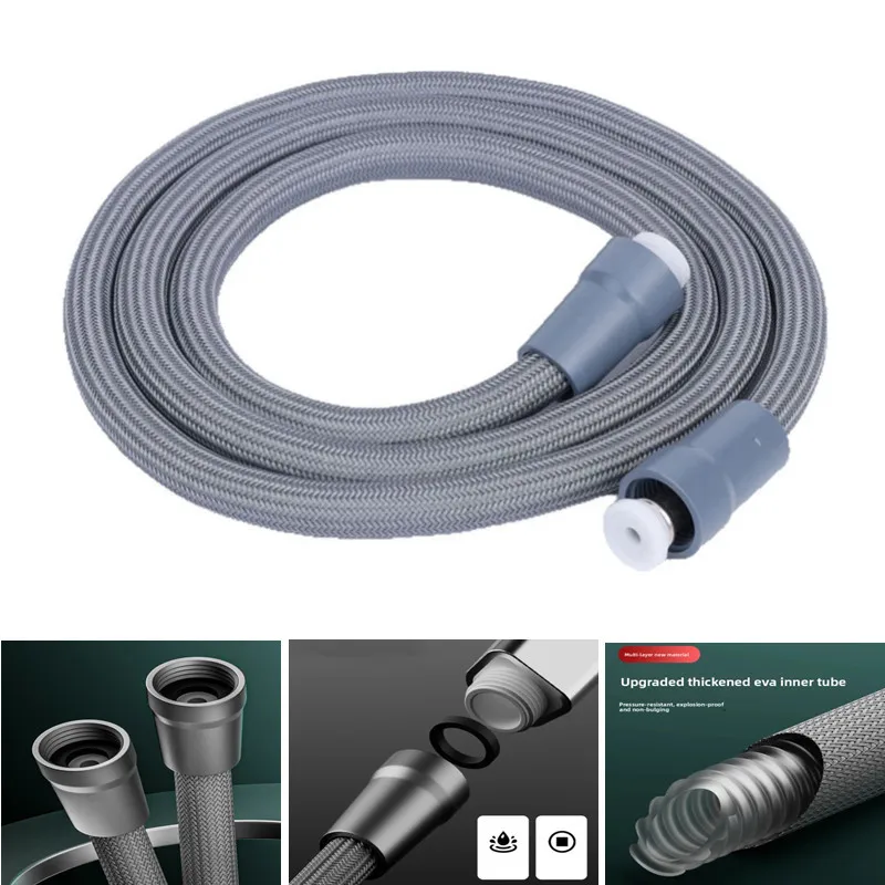 1.5/2M Nylon Rope Shower Hose Bathroom Accessories Water Head Shower Head Pipe Anti Winding Explosion-proof Water Tube Bathroom
1.5/2M Nylon Rope Shower Hose Bathroom Accessories Water Head Shower Head Pipe Anti Winding Explosion-proof Water Tube Bathroom