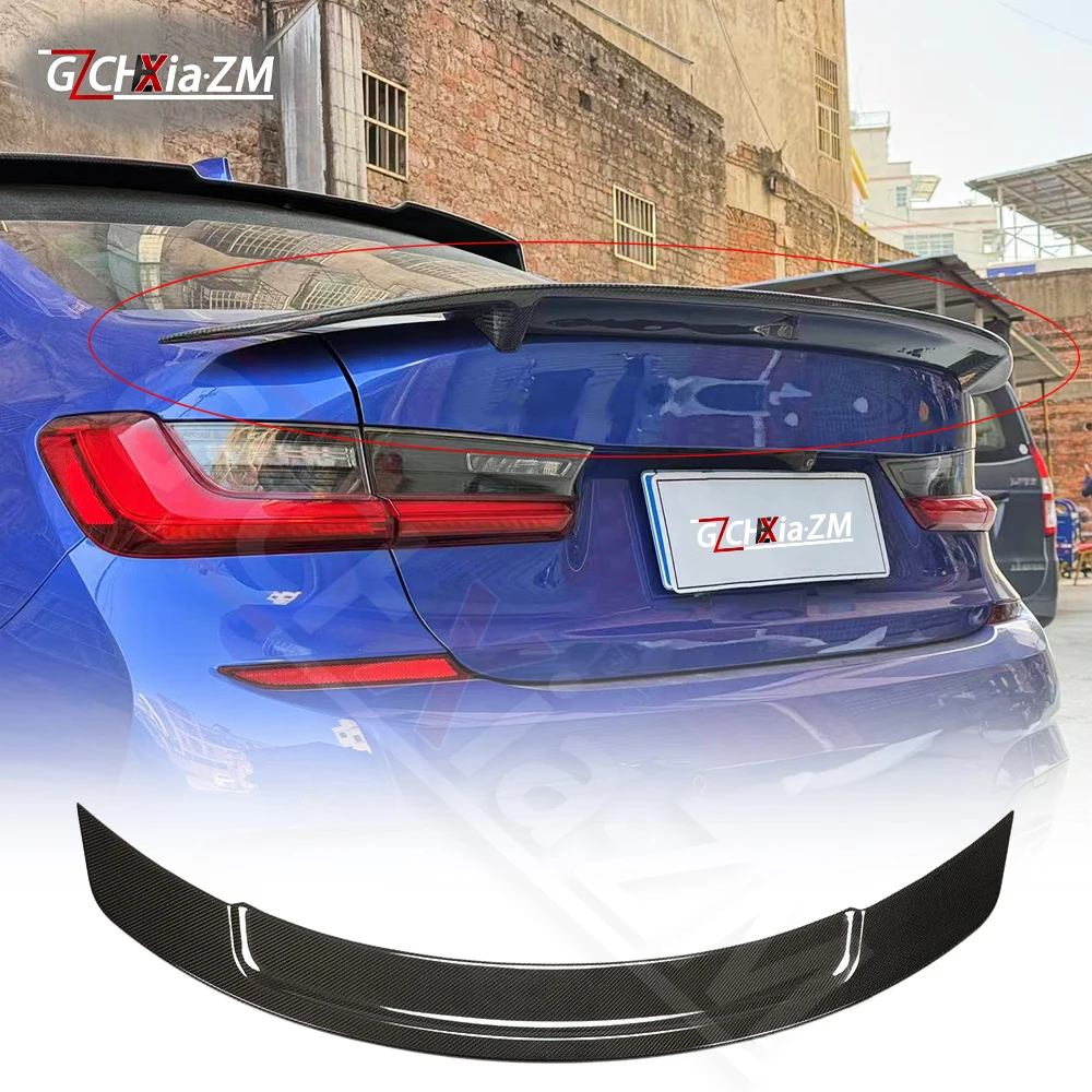 For BMW 3 Series G20 320i 330d 330e 330i M340i M 340d G80 M3 2019-2024 RT Style Real Carbon Fiber Spoiler Wing Car Accessories
For BMW 3 Series G20 320i 330d 330e 330i M340i M 340d G80 M3 2019-2024 RT Style Real Carbon Fiber Spoiler Wing Car Accessories