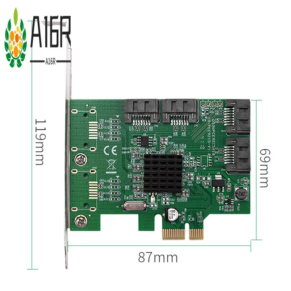 A16R-Pcie 4-портовая карта контроллера 6G SATA 3.0 Marvell 88SE9215 Non Raid Карта расширения Pcie 2.0 X1 с низкопрофильным кронштейном
A16R-Pcie 4-портовая карта контроллера 6G SATA 3.0 Marvell 88SE9215 Non Raid Карта расширения Pcie 2.0 X1 с низкопрофильным кронштейном