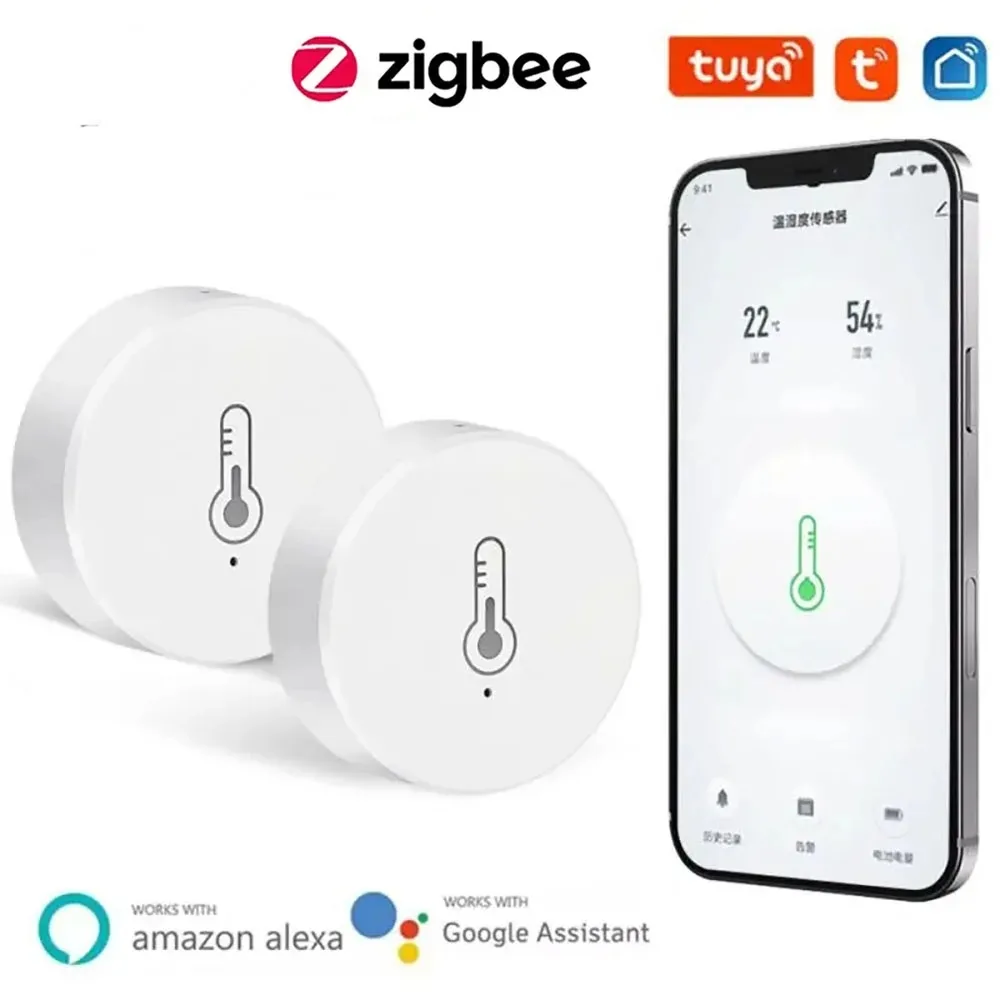 Умный датчик температуры и влажности Tuya ZigBee, работает с приложением Alexa Google Home Smart Life
Умный датчик температуры и влажности Tuya ZigBee, работает с приложением Alexa Google Home Smart Life