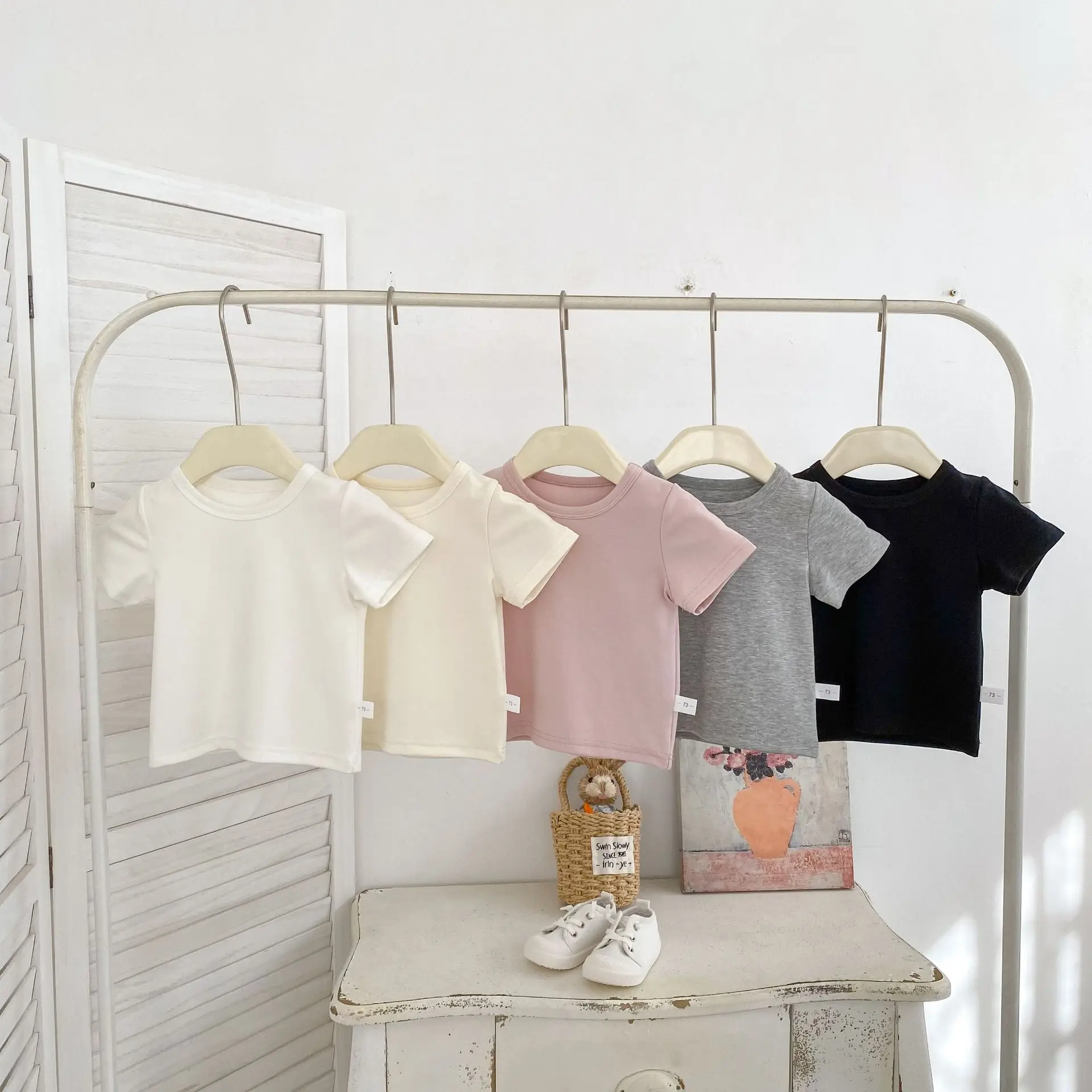 2026 Summer New baby cotton Short Sleeve T Shirts children basic model Solid t shirts Kids Casual Tops Toddler Clothes
2026 Summer New baby cotton Short Sleeve T Shirts children basic model Solid t shirts Kids Casual Tops Toddler Clothes