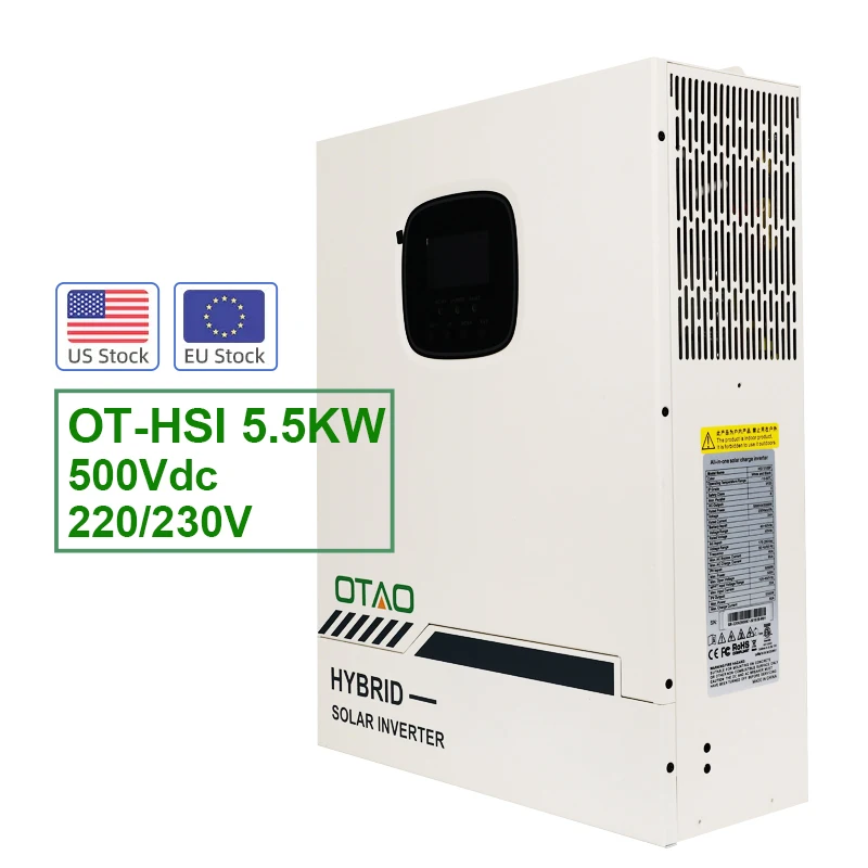 Off Grid Hybrid Solar Inverter Parallel Function Wechselrichter 48V 5.5kw Onduleur Inverex Sinewave Invertor PV Inversor Hibrido
Off Grid Hybrid Solar Inverter Parallel Function Wechselrichter 48V 5.5kw Onduleur Inverex Sinewave Invertor PV Inversor Hibrido