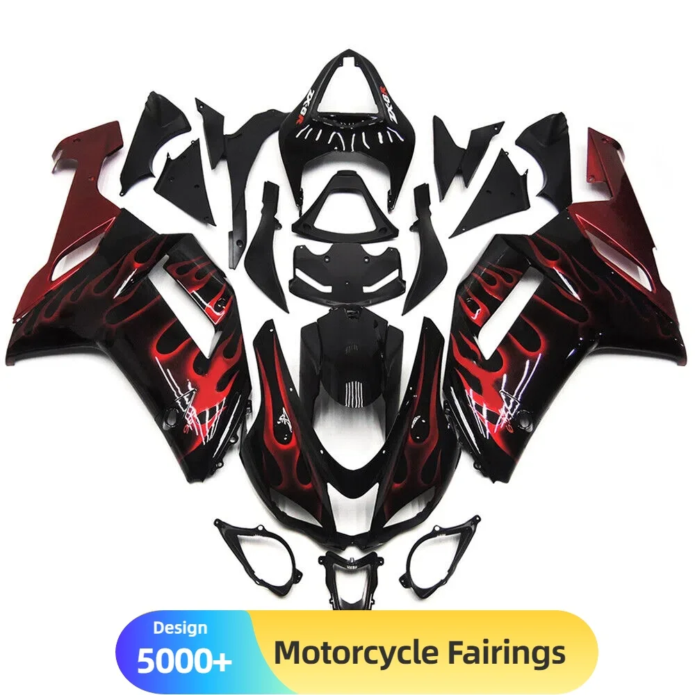 For 2007-2008 KAWASAKI ZX6R Motorcycle Fairing Kit Premium ABS Plastic Injection Molding 100% Perfect Fit for Custom Chopper
For 2007-2008 KAWASAKI ZX6R Motorcycle Fairing Kit Premium ABS Plastic Injection Molding 100% Perfect Fit for Custom Chopper
