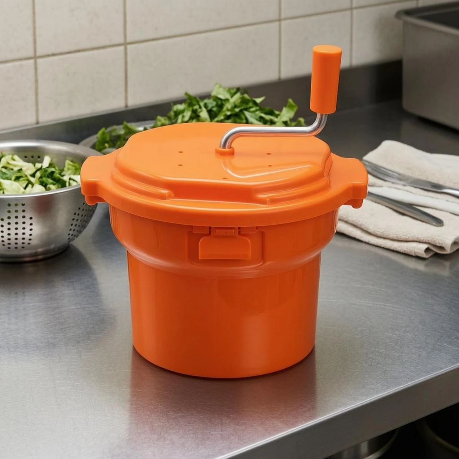 Salad Dryer Plastic Manual Salad Dryer Hand Crank Vegetable Dryer Easy to Clean Kitchen Gadget Detachable Parts
Salad Dryer Plastic Manual Salad Dryer Hand Crank Vegetable Dryer Easy to Clean Kitchen Gadget Detachable Parts