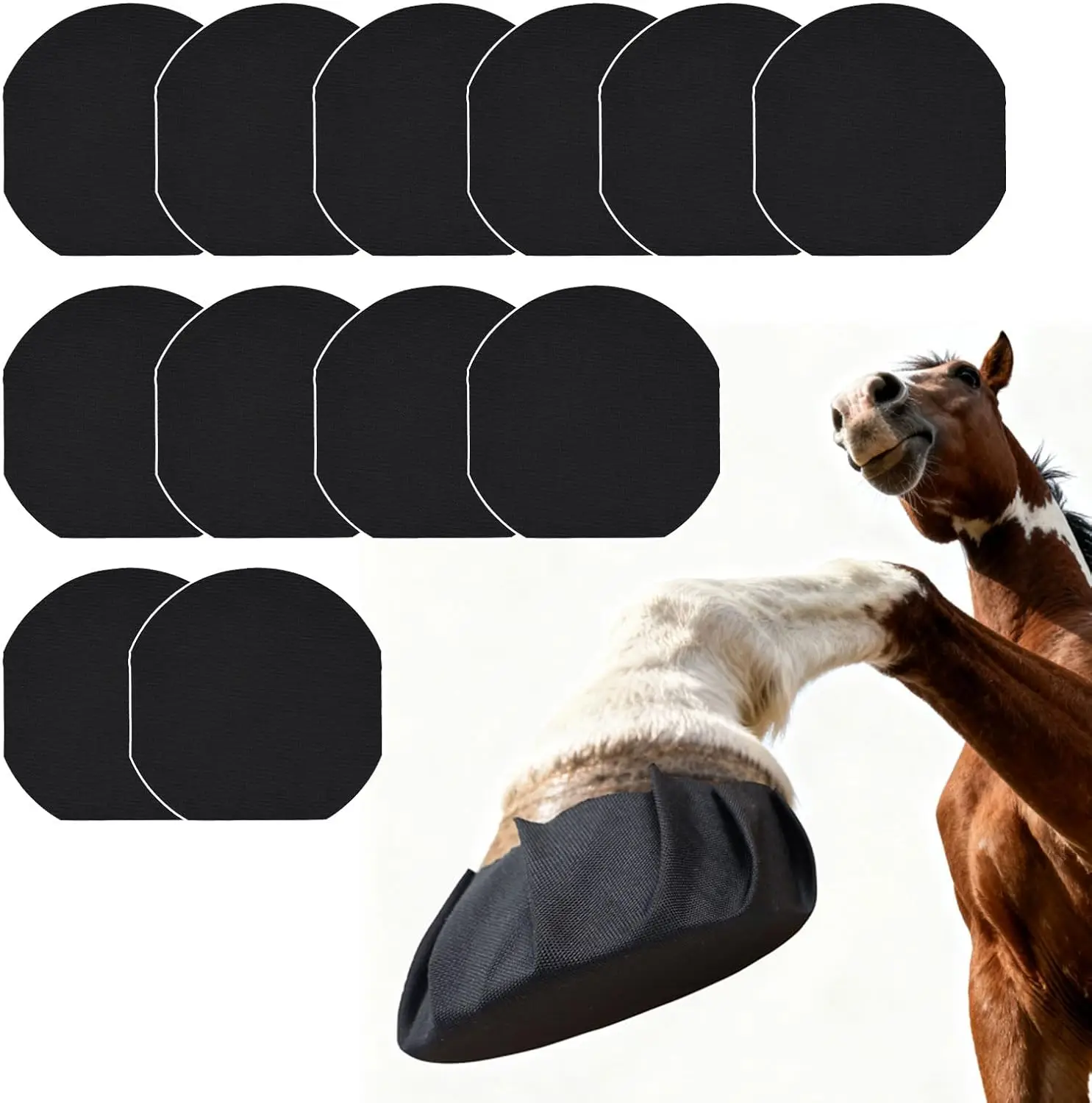 12 Pack Horse Hoof Tape Cotton Strong Sticky Horse Hoof Wraps Simple, Breathable Hoof Packing for Hoof Wound Management
12 Pack Horse Hoof Tape Cotton Strong Sticky Horse Hoof Wraps Simple, Breathable Hoof Packing for Hoof Wound Management