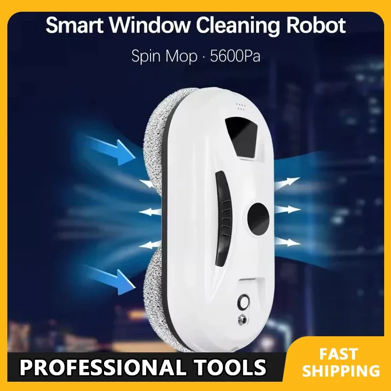 Automatic Window Cleaner Robot White with Intelligent Path Planning Edge Detection Technology Remote Control for Home Cleaning
Automatic Window Cleaner Robot White with Intelligent Path Planning Edge Detection Technology Remote Control for Home Cleaning