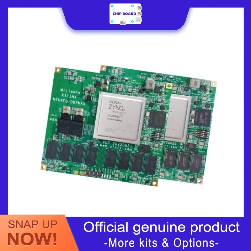Milinker MLK-CM04-05-9EG15EG FPGA Core Board, Zynq UltraScale+ ZU9EG/15EG, 24GTH/4GTR transceiver module.
Milinker MLK-CM04-05-9EG15EG FPGA Core Board, Zynq UltraScale+ ZU9EG/15EG, 24GTH/4GTR transceiver module.