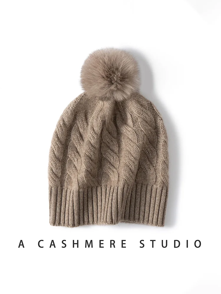 New Autumn Winter Women Cashmere Hat 100% Cashmere Cable Knitting Hats Warm Pullover Caps Casual Simple Style Cashmere Hats Tops
New Autumn Winter Women Cashmere Hat 100% Cashmere Cable Knitting Hats Warm Pullover Caps Casual Simple Style Cashmere Hats Tops