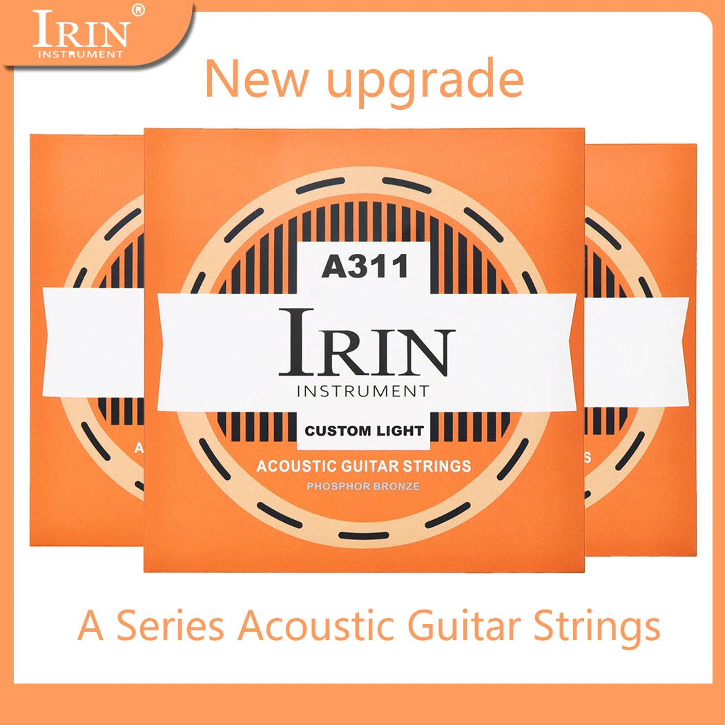 IRIN A311 Folk Guitar String Hexagonal Alloy High Carbon Steel Phosphor Bronze Acoustic Guitar Strings Guitar Parts & Accessoy
IRIN A311 Folk Guitar String Hexagonal Alloy High Carbon Steel Phosphor Bronze Acoustic Guitar Strings Guitar Parts & Accessoy