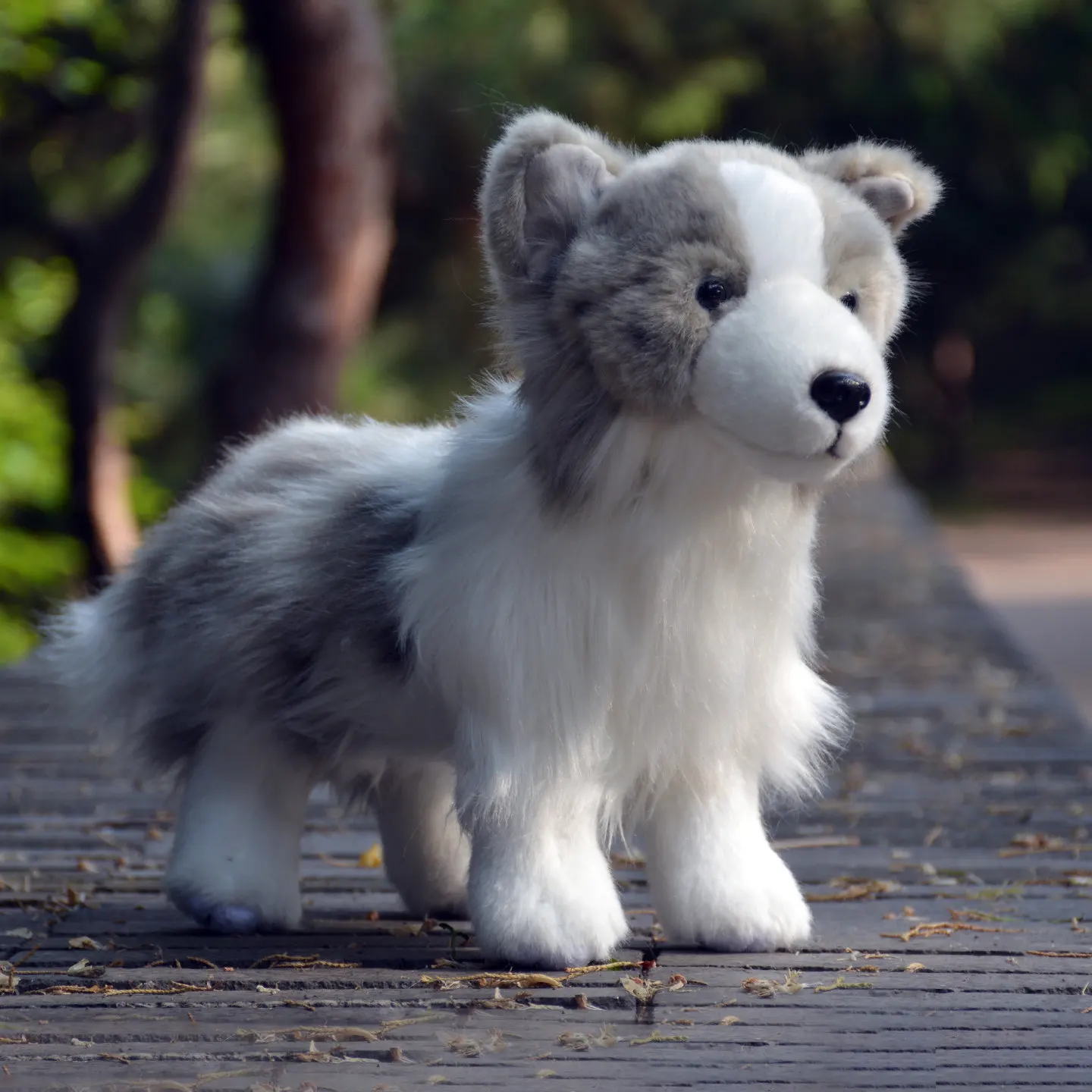 L30cm Realistic Border Collie Plush Toy Cute Border Collie Plush Gray Dog Plush PP Cotton Kids Girl Birthday Gift
L30cm Realistic Border Collie Plush Toy Cute Border Collie Plush Gray Dog Plush PP Cotton Kids Girl Birthday Gift