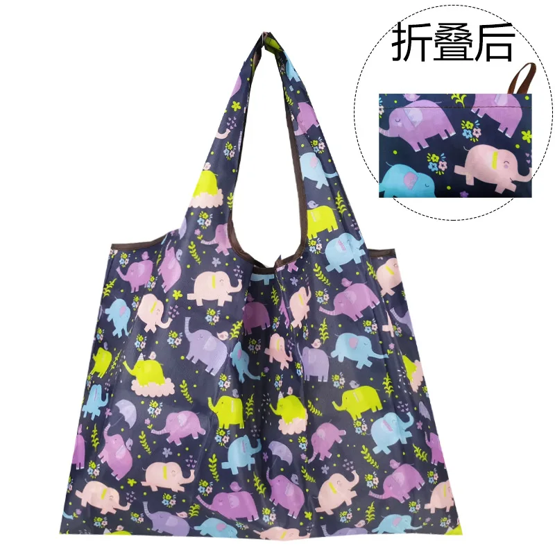 Cartoon Large Eco-friendly Shopping Bag Fashion Supermarket Vegetable Bag Foldable Portable Export Japanese and Korean Handbag
Cartoon Large Eco-friendly Shopping Bag Fashion Supermarket Vegetable Bag Foldable Portable Export Japanese and Korean Handbag
