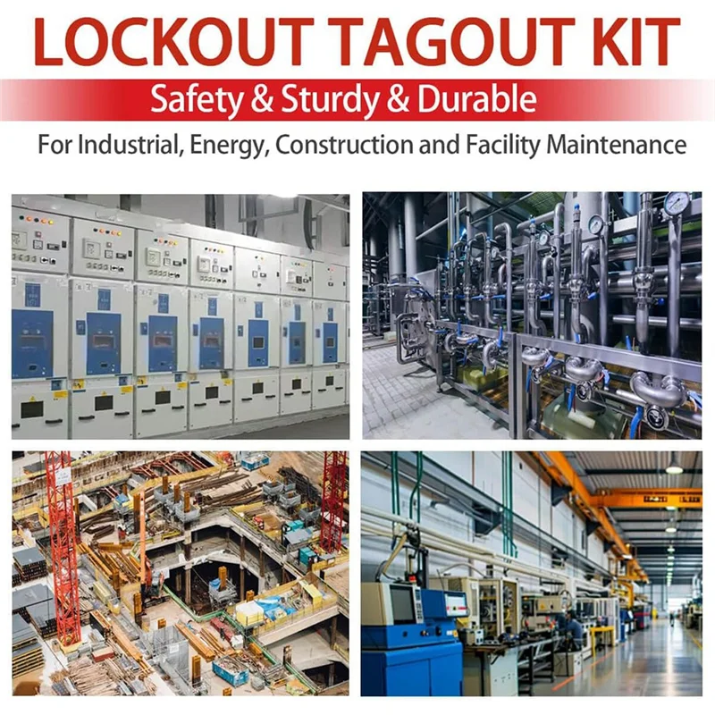 A42Z-Lockout Tagout Kit, электрический комплект Loto с блокировкой автоматического выключателя, блокировочными защелками, многополюсными метками с блокировкой
A42Z-Lockout Tagout Kit, электрический комплект Loto с блокировкой автоматического выключателя, блокировочными защелками, многополюсными метками с блокировкой