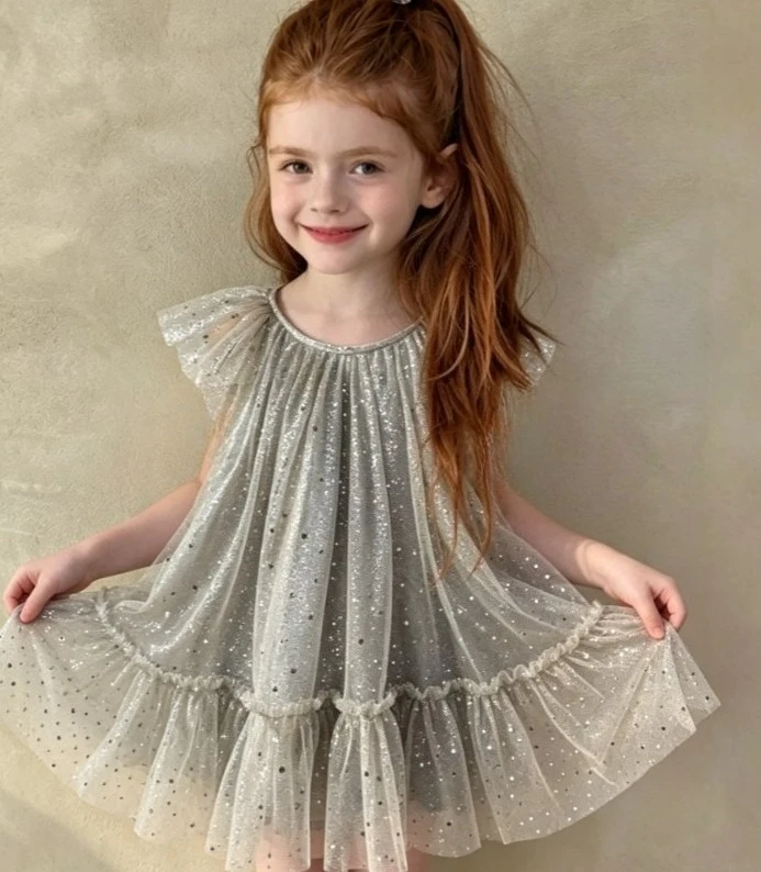 2026 Summer Girls Clothes Full of Star Print Dress For Girls Ruffle Sleeve A Line Dress for Girls
2026 Summer Girls Clothes Full of Star Print Dress For Girls Ruffle Sleeve A Line Dress for Girls