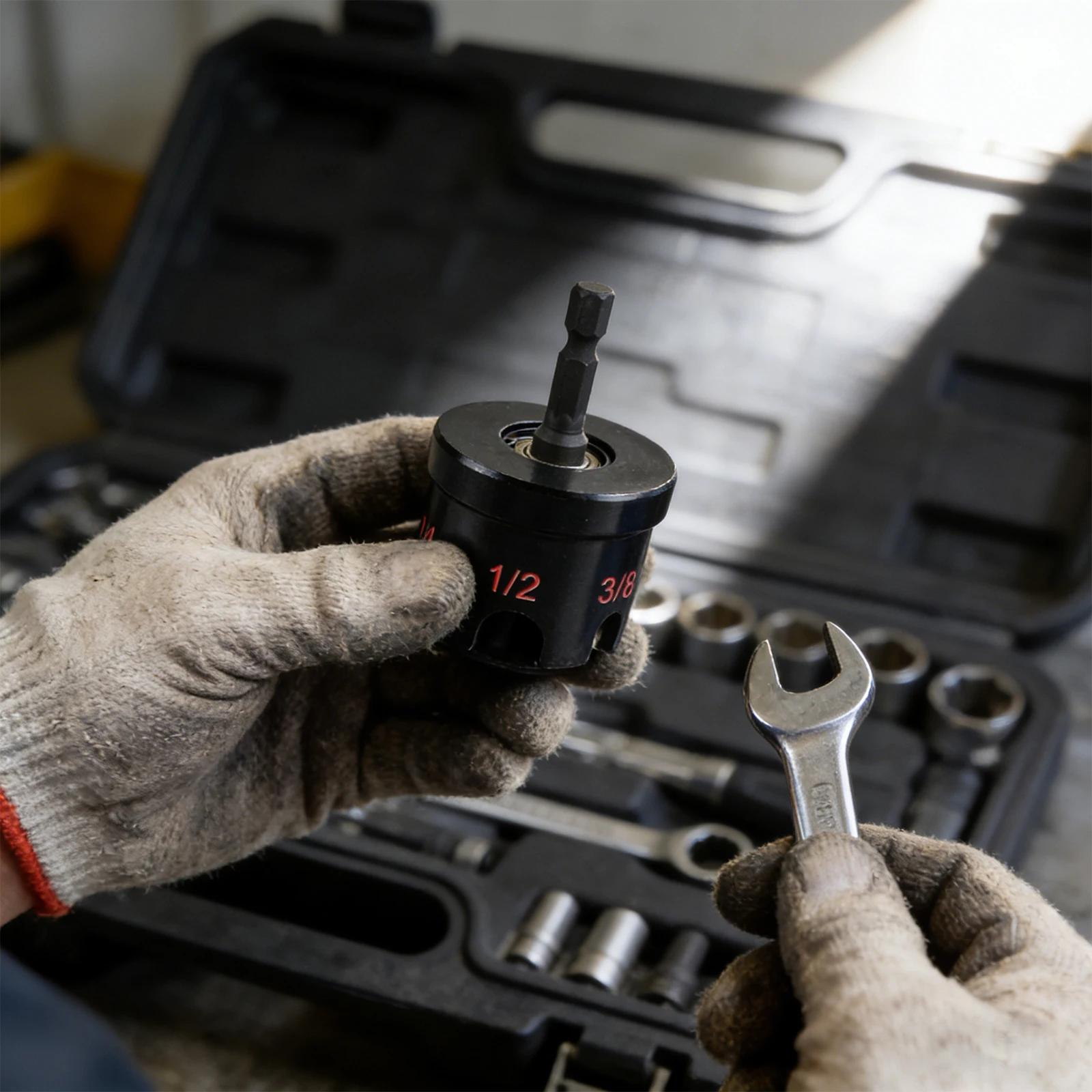 Hex Drill Removal Tool for Conduit Racks & Strut Systems Hex-Shank Nuts Driver Extractor for 3/8 1/4 and 1/2 in Threaded Rods
Hex Drill Removal Tool for Conduit Racks & Strut Systems Hex-Shank Nuts Driver Extractor for 3/8 1/4 and 1/2 in Threaded Rods