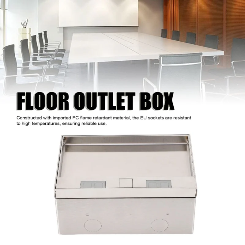 Recessed Floor Socket 4000W 3 Outlets Embedded Floor Receptacle Box For Office Hotel School
Recessed Floor Socket 4000W 3 Outlets Embedded Floor Receptacle Box For Office Hotel School