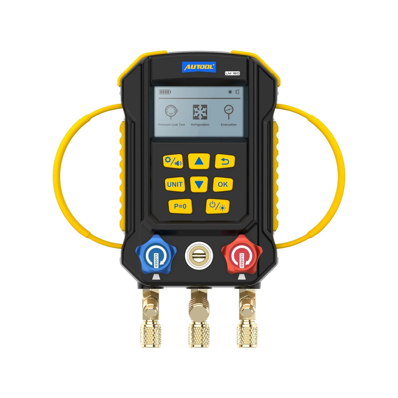 LM160 low pressure r410 R1150 R123 R1233zd R1234yf R124 R125 R142b R161 digital manifold refrigeration tools gauges
LM160 low pressure r410 R1150 R123 R1233zd R1234yf R124 R125 R142b R161 digital manifold refrigeration tools gauges