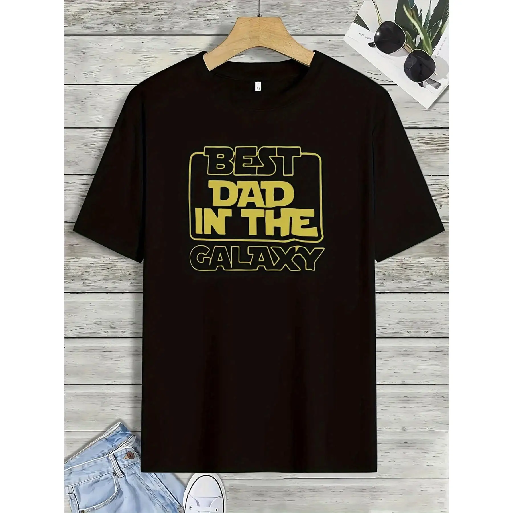 100% Pure, The Best Dad Print T-Shirt in The Galaxy, Spring And Summer Round Neck Short Sleeved Women'S T-Shirt, Happy Father'S
100% Pure, The Best Dad Print T-Shirt in The Galaxy, Spring And Summer Round Neck Short Sleeved Women'S T-Shirt, Happy Father'S