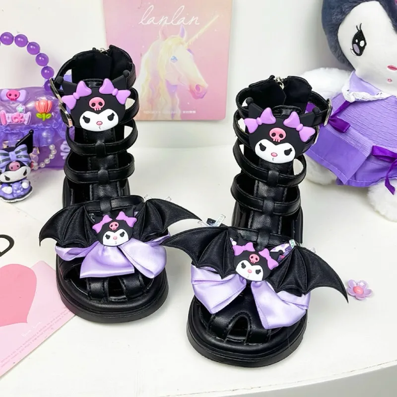 Princess Kuromi Anime Kawaii Sanrio Ins Fashion 2025 Summer Casual Sandals Cute Cartoon Soft Soled Slipper Shoes Gifts Toys
Princess Kuromi Anime Kawaii Sanrio Ins Fashion 2025 Summer Casual Sandals Cute Cartoon Soft Soled Slipper Shoes Gifts Toys