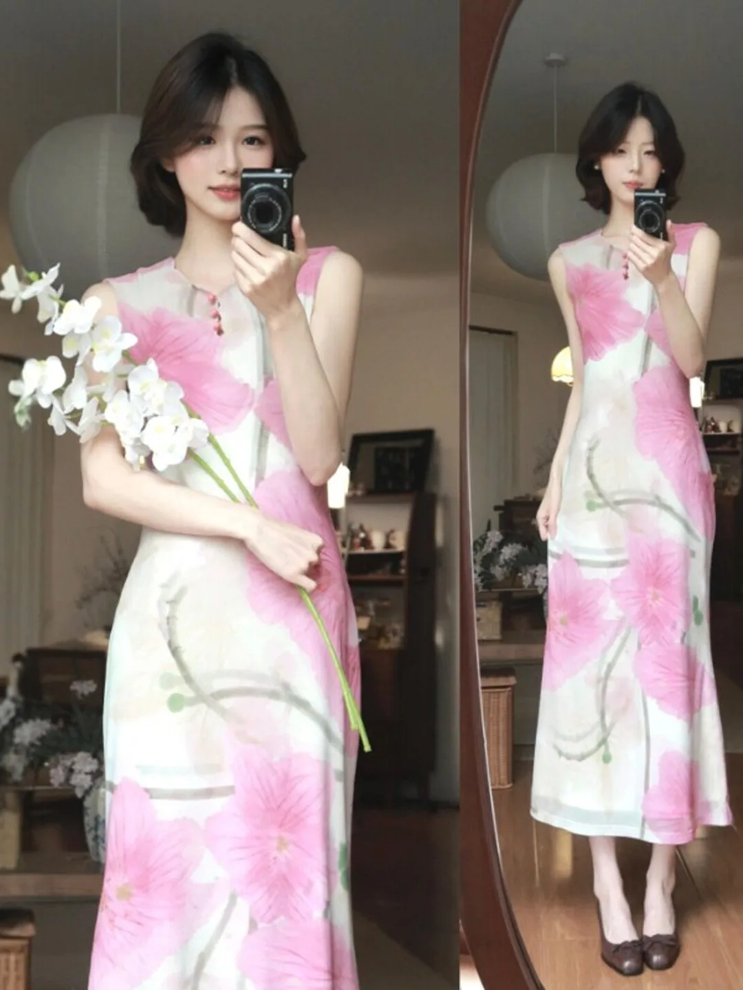 Retro Unique Beautiful Print Slim Fit Halter Long Dress Absolutely Beautiful Non-Repeating Summer 2026 Women's Dress
Retro Unique Beautiful Print Slim Fit Halter Long Dress Absolutely Beautiful Non-Repeating Summer 2026 Women's Dress