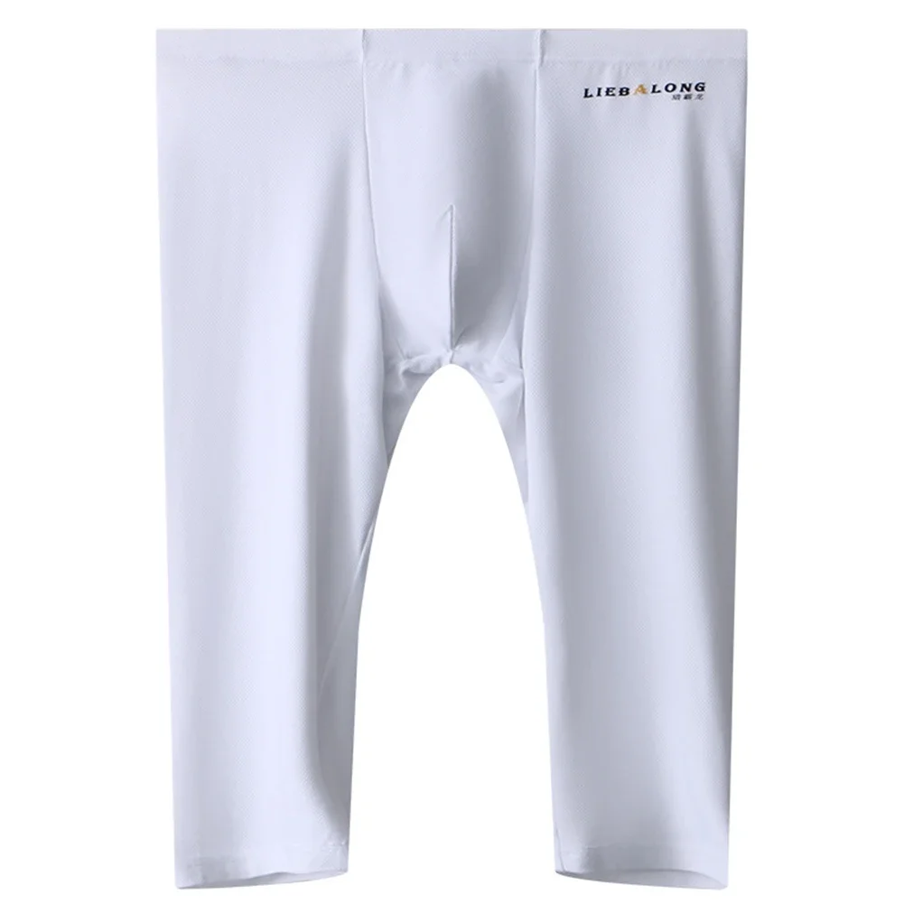 Bulge Pouch Underpants Men's Ice Silk Underwear Long Leg Briefs Trunk Sport Shorts in Black/White/Dark Grey
Bulge Pouch Underpants Men's Ice Silk Underwear Long Leg Briefs Trunk Sport Shorts in Black/White/Dark Grey