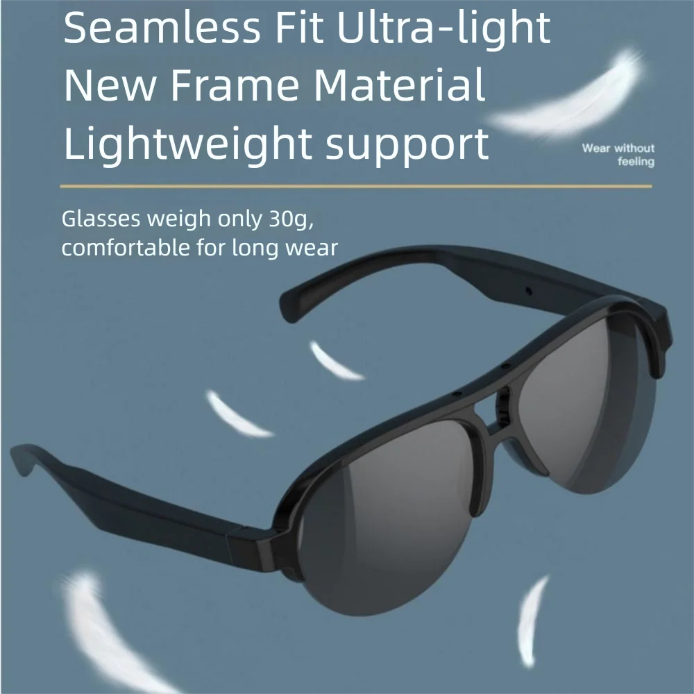 Bluetooth V5.3 Smart Bluetooth Sunglasses Technology Headphones Stereo Sunglasses Headphone HIFI Black Bluetooth Smart Glasses
Bluetooth V5.3 Smart Bluetooth Sunglasses Technology Headphones Stereo Sunglasses Headphone HIFI Black Bluetooth Smart Glasses