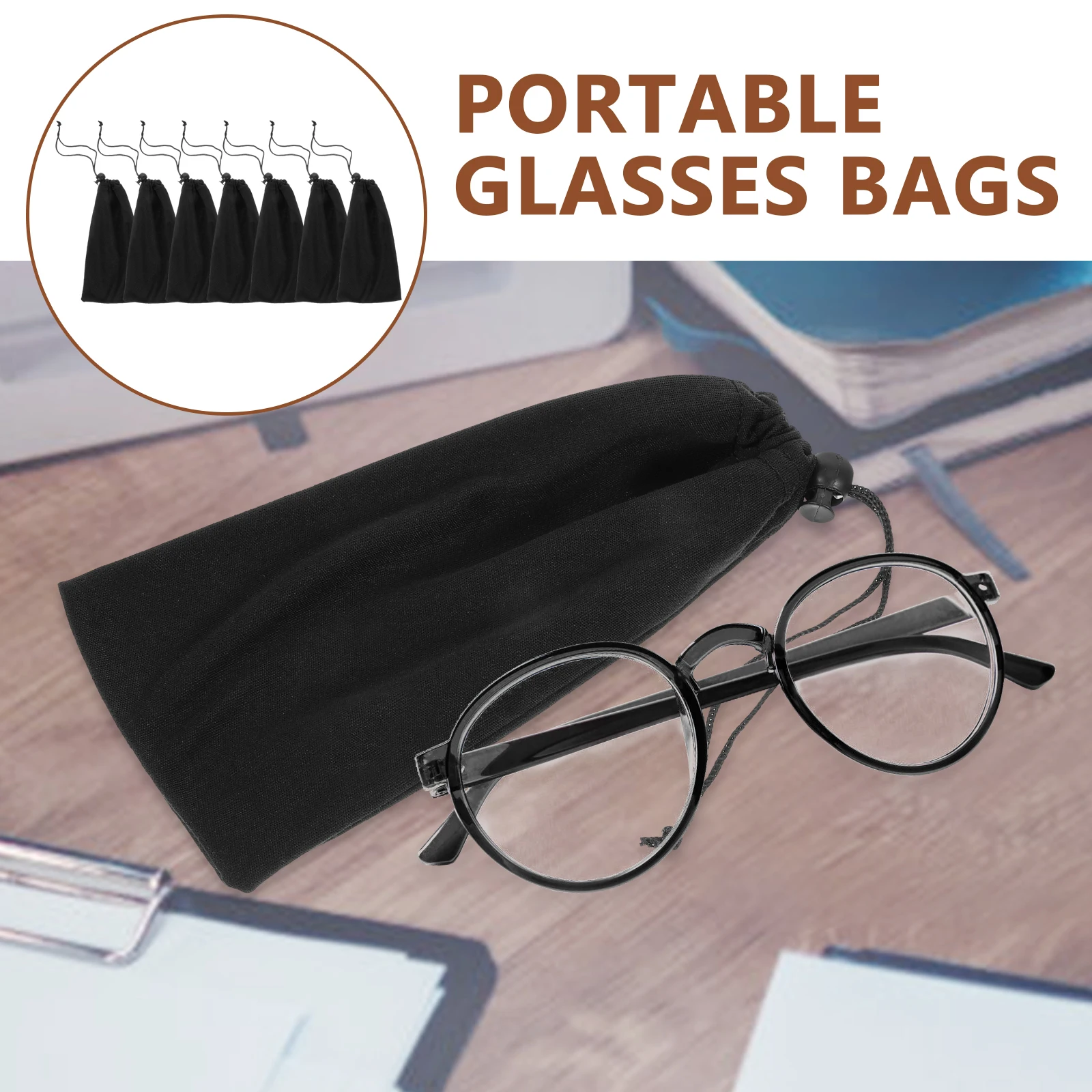20pcs Sunglasses Cloth Bags Black Knitted Drawstring Eyewear Storage Pouches Glasses Cases Soft Durable Material
20pcs Sunglasses Cloth Bags Black Knitted Drawstring Eyewear Storage Pouches Glasses Cases Soft Durable Material