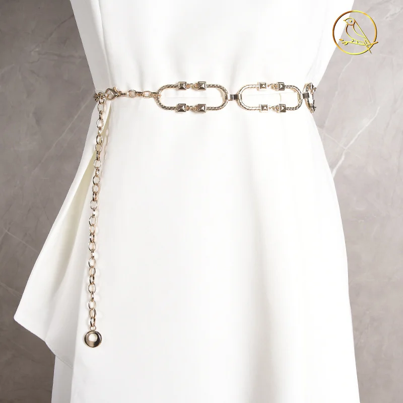 Metal waist chain accessories belt women's personality with skirt decoration trend fashion niche
Metal waist chain accessories belt women's personality with skirt decoration trend fashion niche