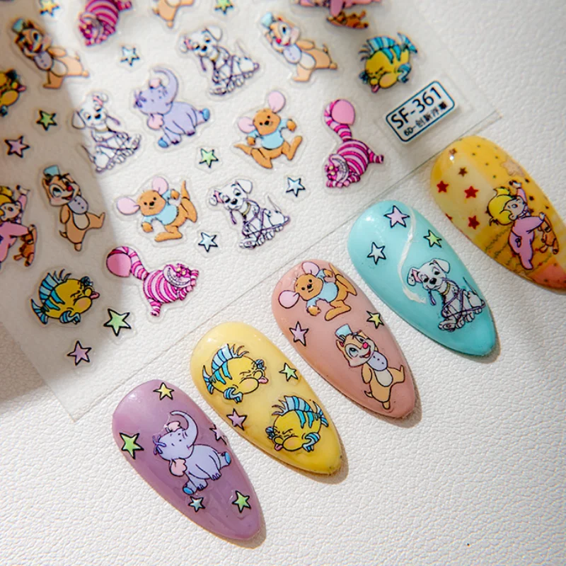 Disney Dumbo 3D Embossed Relief Stickers Cartoon Cute Flounder Nail Stickers Girl Diy Nail Decoration Friend Festival Party Gift
Disney Dumbo 3D Embossed Relief Stickers Cartoon Cute Flounder Nail Stickers Girl Diy Nail Decoration Friend Festival Party Gift