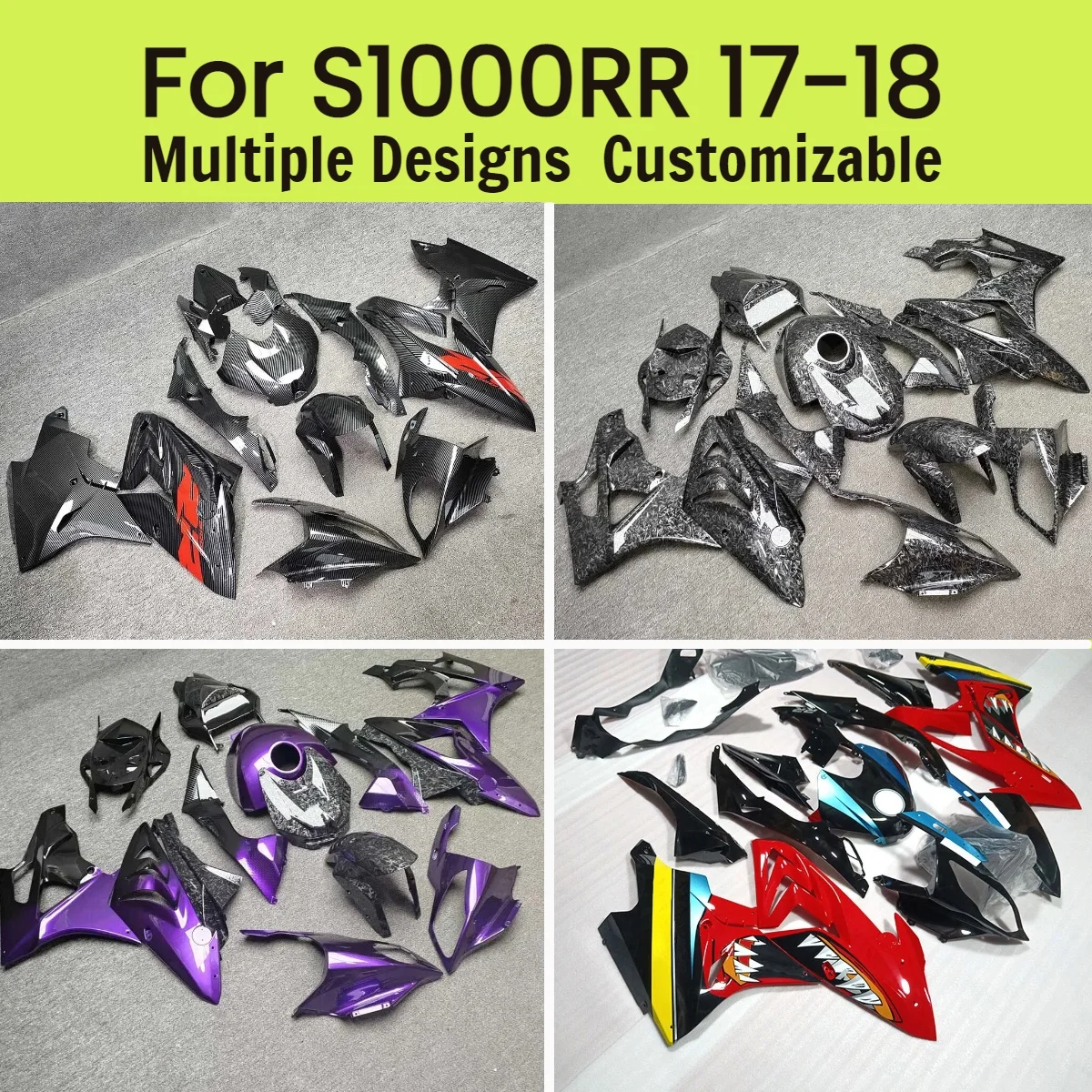 Fit Fairing Kit S1000RR 2017 2018 Aftermarket Injection Motorcycle Accessories Fairings for BMW S 1000RR 17 18
Fit Fairing Kit S1000RR 2017 2018 Aftermarket Injection Motorcycle Accessories Fairings for BMW S 1000RR 17 18