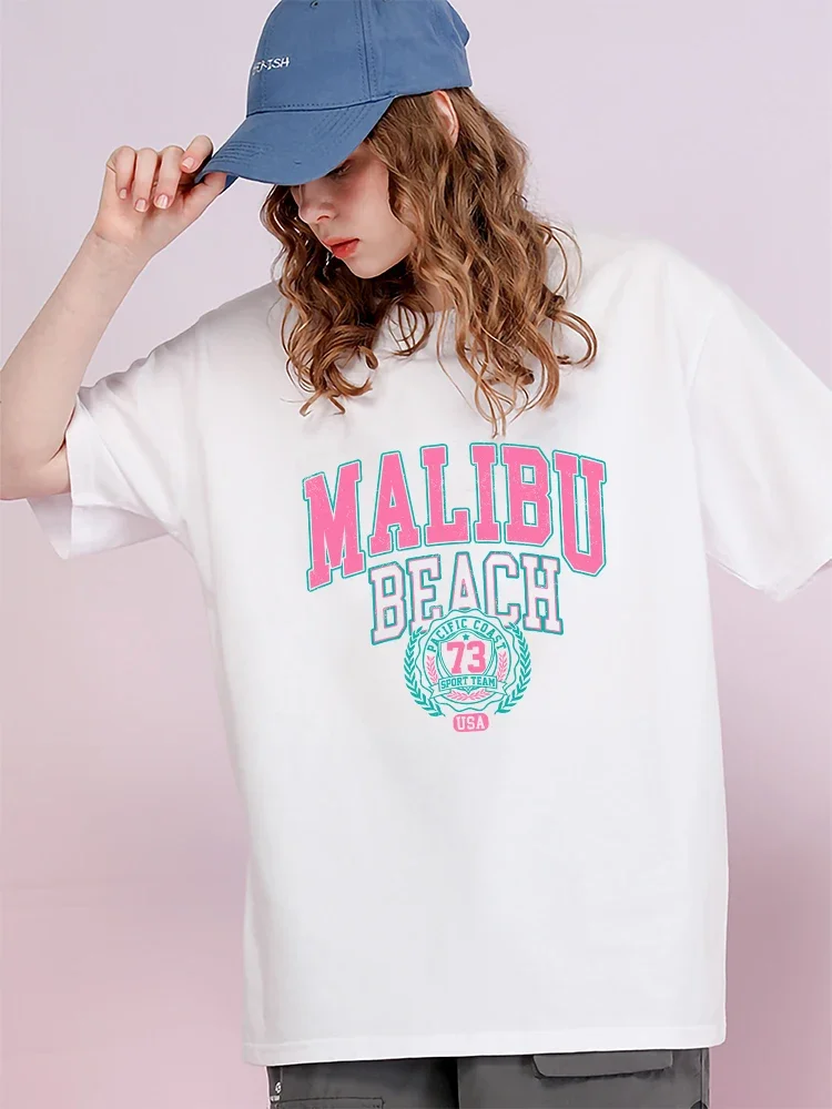 Malibu пляжная простая женская футболка с буквенным принтом, уличные модные футболки, уличная дышащая повседневная хлопковая одежда с короткими рукавами
Malibu пляжная простая женская футболка с буквенным принтом, уличные модные футболки, уличная дышащая повседневная хлопковая одежда с короткими рукавами