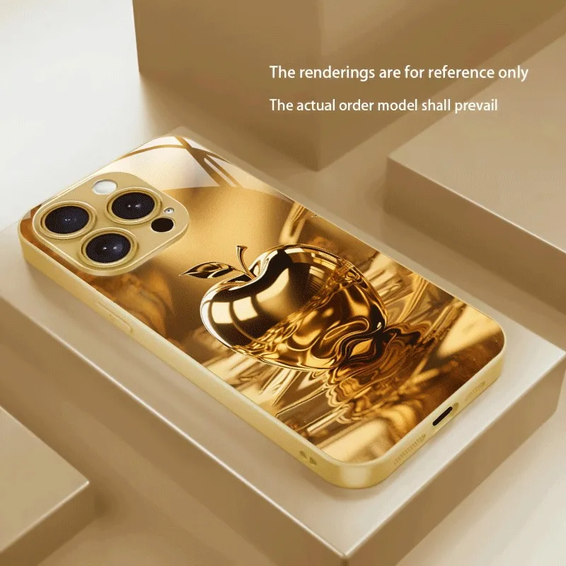 Luxury Crystal For Apple Pattern Metallic Paint Glass Phone Case For iPhone 11 12 13 14 15 16 17 Pro Max 15 Plus 17Air 16E Cover
Luxury Crystal For Apple Pattern Metallic Paint Glass Phone Case For iPhone 11 12 13 14 15 16 17 Pro Max 15 Plus 17Air 16E Cover