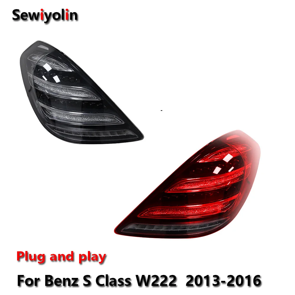 Car Acesssories Tail LED Light For Benz S Class 2013-2016 W222 DRL Fog Rear Trailer lamps Turning Signal Voiture Plug And Play
Car Acesssories Tail LED Light For Benz S Class 2013-2016 W222 DRL Fog Rear Trailer lamps Turning Signal Voiture Plug And Play