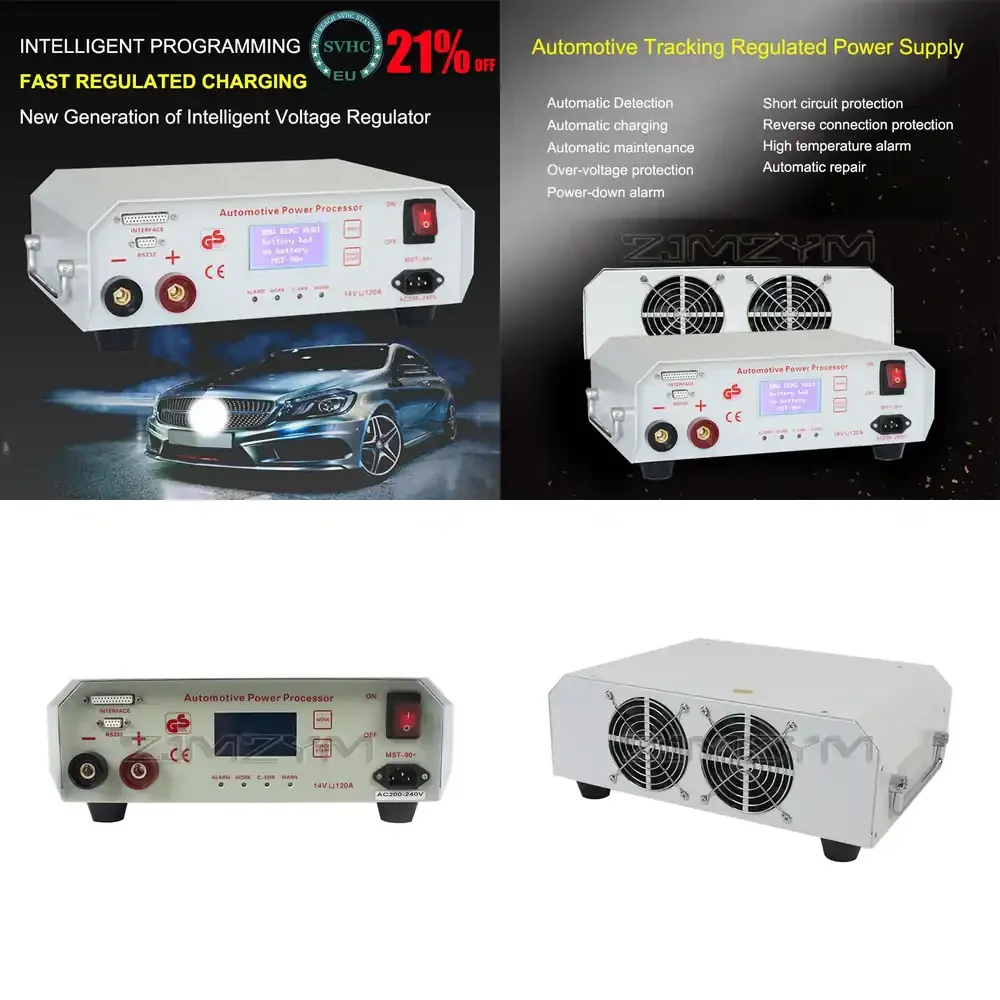 MST-90+ 14V 120A Automotive Voltage Regulator Stabilizer for Coding Power Processor Smart Car Program 220V/110V
MST-90+ 14V 120A Automotive Voltage Regulator Stabilizer for Coding Power Processor Smart Car Program 220V/110V