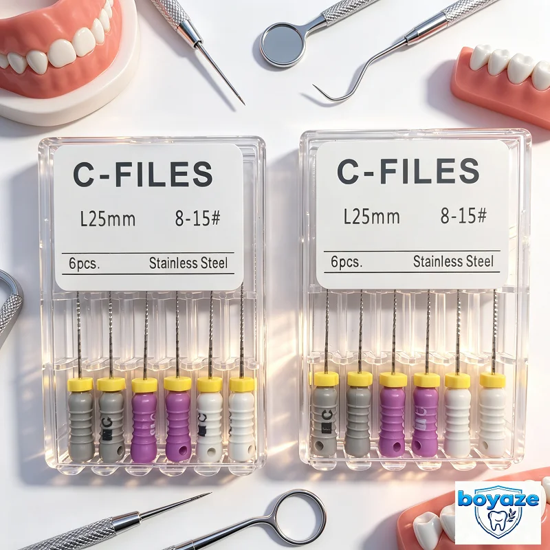 5Box Dental C+ Files 25/21mm Endodontic Needle Pilot Stainless Steel C File 8#10# 12.5# 15# Root Canal Pin Dentistry Hand Tools
5Box Dental C+ Files 25/21mm Endodontic Needle Pilot Stainless Steel C File 8#10# 12.5# 15# Root Canal Pin Dentistry Hand Tools