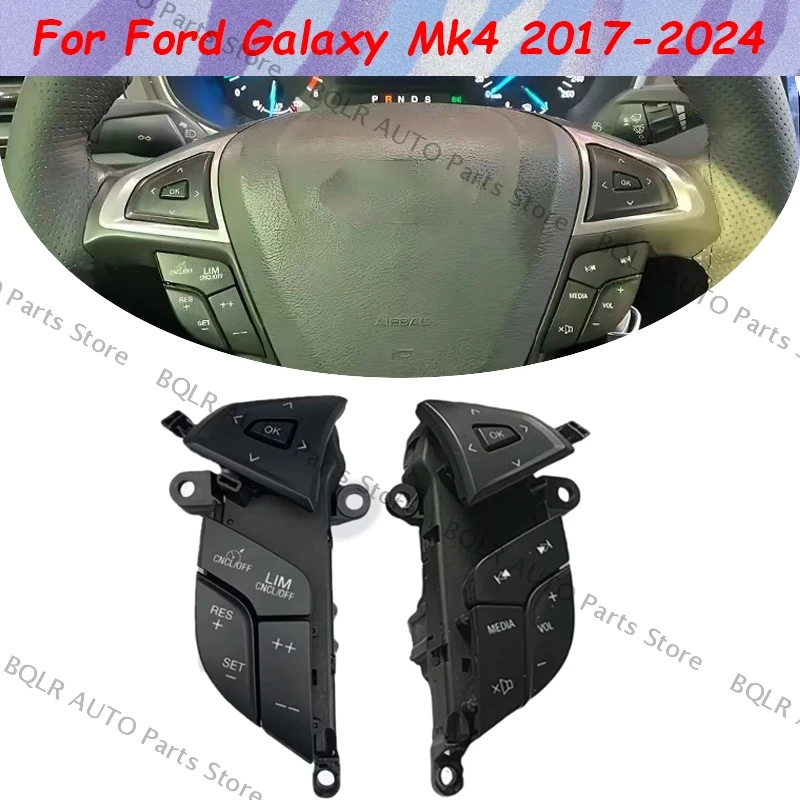 For Ford Galaxy Mk4 2017-2024 Steering Wheel Switch Steering Wheel Button Cruise Switch Volume Control OE: DG9T-9E740
For Ford Galaxy Mk4 2017-2024 Steering Wheel Switch Steering Wheel Button Cruise Switch Volume Control OE: DG9T-9E740